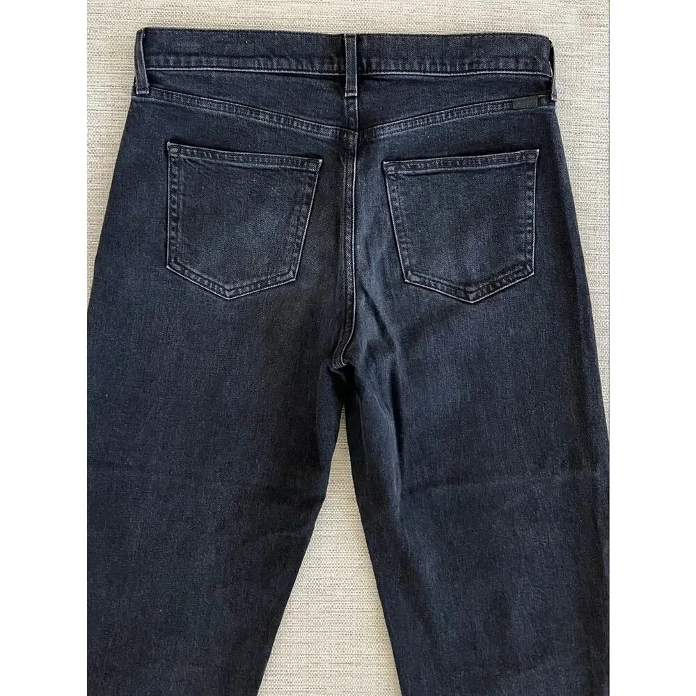 AYR The Knockout Barrel Leg Jean 29 Black Film Noir Denim Women's Jeans - Picture 8 of 8